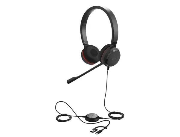 Micro-casque jabra evolve 30ii ms stereo filiaire       coloris noir — Non classé