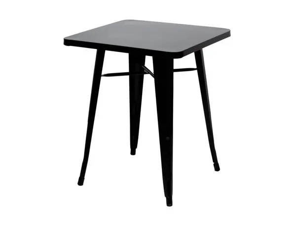 Table paperflow urban indoor/outdoor acier          galvanise laque mat           730x600x600mm coloris noir — Non classé