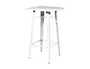 PAPERFLOW Table haute d'extérieur URBAN, 600 x 600 mm, blanc — Meubles extérieur — vue 2
