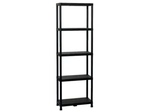Etagere paperflow universal 63 pp 5 tablettes poids max   25kg/tablette 60x30x180cm     coloris noir — Non classé