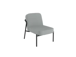 Fauteuil paperflow medso modele rond taille s tissu    coloris gris — Non classé