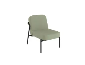 Fauteuil paperflow medso modele rond taille s tissu    coloris vert — Non classé