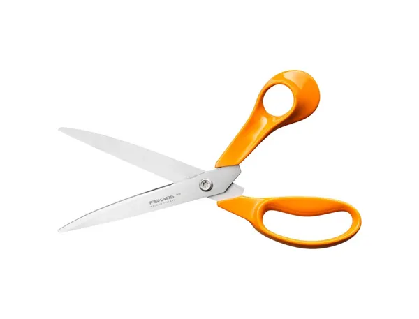 Ciseaux Fiskars Classic Professionnels Lames Acier Inoxydable 21 cm Droitier Anneaux Coloris Orange — Fournitures