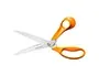 Ciseaux Fiskars Classic Professionnels Lames Acier Inoxydable 21 cm Droitier Anneaux Coloris Orange — Fournitures — vue 2