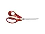 Ciseaux Fiskars Classic Universels Lames Acier Inoxydable 21 cm Gaucher Anneaux Coloris Rouge — Fournitures — vue 2