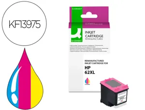 Cartouche d'encre compatible q-connect hp 62xl 400 p cyan/magenta/jaune — Non classé