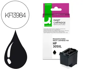 Cartouche d'encre compatible q-connect hp 305xl 650 p noir — Non classé