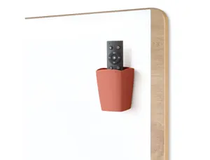 Pot a crayons cep pro magnetique ps capacite 8      feutres tableau 74x74x95mm    coloris terracotta — Non classé
