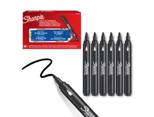 Marqueur sharpie creatif pointe ogive trait 2,5mm      encre acrylique coloris noir — Non classé