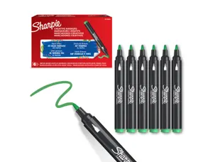 Marqueur sharpie creatif pointe ogive trait 2,5mm      encre acrylique coloris vert — Non classé