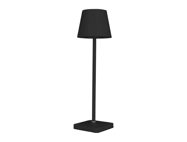 Lampe bureau q-connect nova led 2w 200 lm metal tactile   rechargeable par usb-c        coloris noir — Non classé