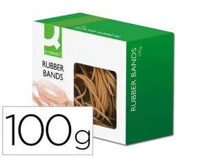 Elastique q-connect caoutchouc 100g tailles       assorties — Non classé