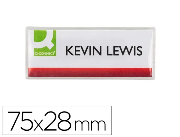 Badge q-connect clip magnetique ouverture          superieure 75x28mm — Non classé