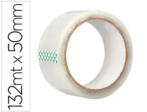 Ruban adhesif q-connect polypropylene transparent     pour emballage 132mx50mm — Non classé