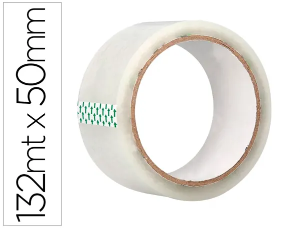 Ruban adhesif q-connect polypropylene transparent     pour emballage 132mx50mm — Non classé