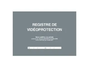 Registre videoprotection elve a4 couverture rigide 104      pages — Non classé