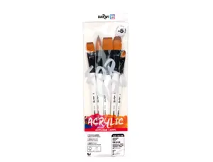 Pinceau darwi for you acrylic large poils souples           synthetiques set 5 unites — Non classé