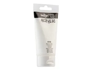 Peinture darwi for you acrylic tube 75ml coloris     blanc de titane — Non classé