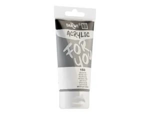 Peinture darwi for you acrylic tube 75ml coloris     gris neutre — Non classé