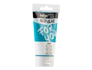 Peinture darwi for you acrylic tube 75ml coloris     bleu turquoise — Non classé