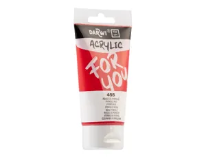 Peinture darwi for you acrylic tube 75ml coloris     rouge de pyrrole — Non classé