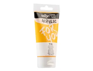 Peinture darwi for you acrylic tube 75ml coloris     jaune indien — Non classé