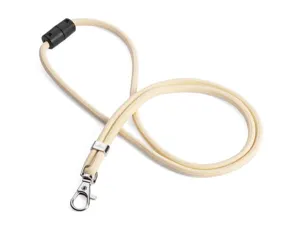 Cordon textile durable recycle fermeture securite    46cm coloris beige — Non classé