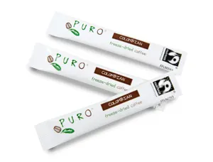 Cafe puro lyophilise colombia fairtrade buchette 1,4g       carton 250 unites — Non classé