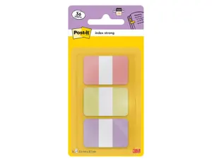 Marque-pages post-it index strong coloris pastel         assortis 2 set 3x12 unites — Non classé