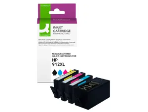 Cartouche d'encre compatible q-connect hp 912xl 825 p noir/cyan/magenta/jaune pack 4 couleur — Non classé