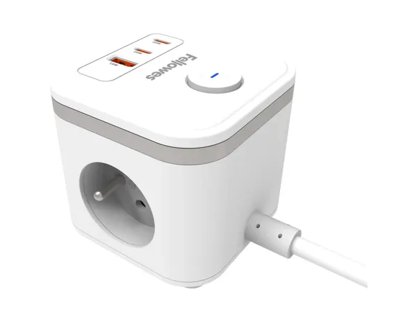 Power cube fellowes multiprises coloris blanc — Non classé