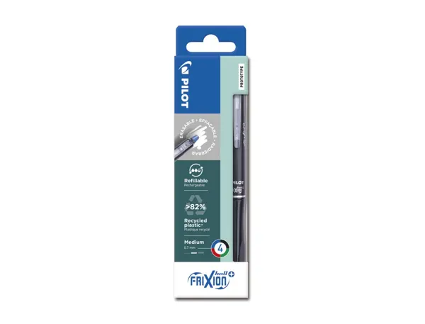 Roller pilot frixion ball plus begreen encre gel        effacable retractable pointe  moyenne coloris assortis — Non classé