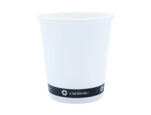 Gobelet carton contenance 8oz 25cl coloris blanc lot 50     unites — Non classé
