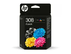Cartouche d'encre original hp 308 120 p noir/cyan/magenta/jaune pack 4 couleur — Non classé