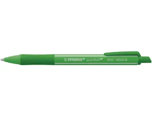 Stylo-bille stabilo pointball colorful 3200m d'ecriture     trait 0,5mm retractable grip  antiderapant coloris vert — Non…