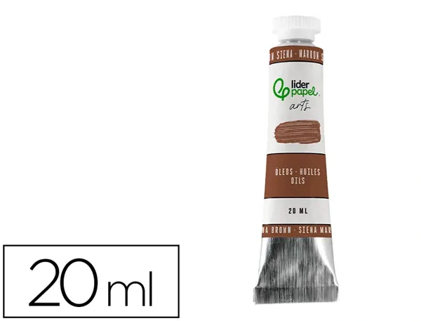 Peinture a l huile liderpapel tube en aluminium de 20 ml    coloris marron sienne — Non classé