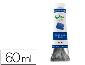 Peinture gouache tempera liderpapel tube en aluminium  de 60 ml coloris bleu marine — Non classé