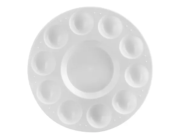 Palette de melange liderpapel en plastique pour peinture    ronde avec 10 trous 17 cm — Non classé