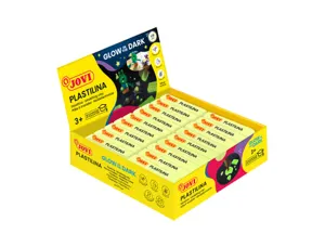 Pate a modeler jovi plastilina couleur glow in    the dark barre 50g boite 18   unites — Non classé