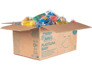Pate a modeler jovi plastilina baby super souple  coloris assortis kit scolaire 60 pains 38g — Non classé