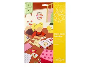 Feutrine adhesive sodertex maxi love felt 1mm 20x30cm    coloris assortis pack 25      coupons — Non classé