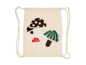 Sac a dos sodertex  100% coton 26x33cm coloris ecru    lot 10 unites — Non classé