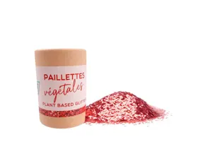 Paillettes oz international biodegradable vegetales tube  carton 35g coloris rouge — Non classé