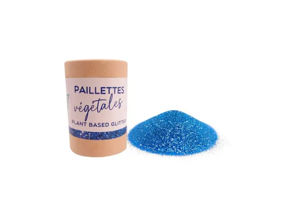 Paillettes oz international biodegradable vegetales tube  carton 35g coloris bleu — Non classé