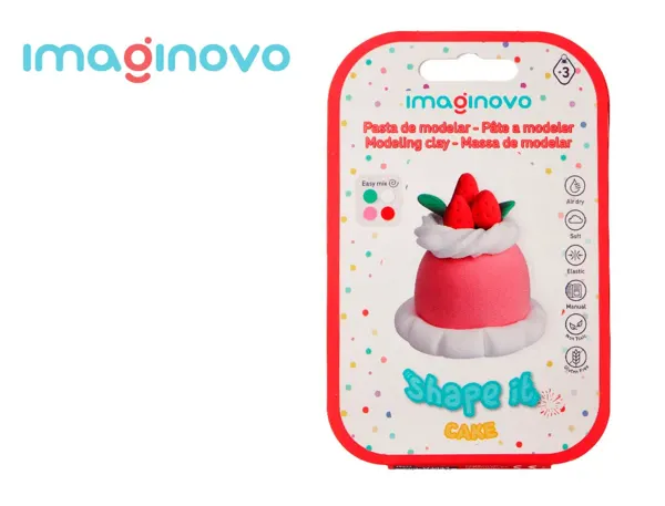 Pate a modeler imaginovo sechage a l'air set coloris   assortis avec instructions    tarte aux fraises — Non classé