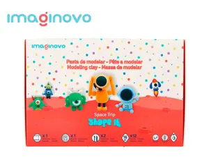 Pate a modeler imaginovo sechage a l'air set 12        couleurs shape it space trip  outils et instructions — Non classé
