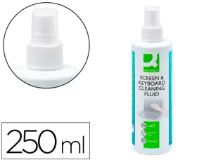 Vaporisateur q-connect nettoyant écrans sans solvants nocifs tous écrans nouvelle génération flacon 250ml — Non classé
