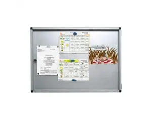 Vitrine affichage ulmann exterieur 95x110cm porte      battante 15 feuilles a4 — Non classé