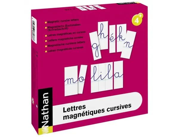 Lettres Magnetiques Nathan Cursives — Matériel & jeux éducatifs