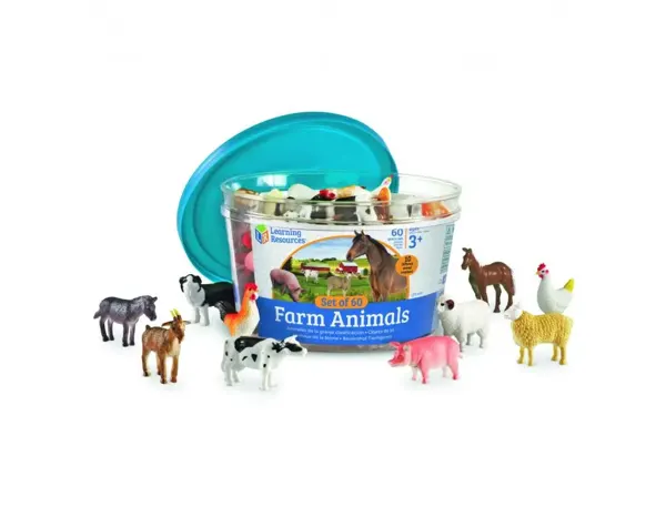 Animaux de la ferme a trier learning resources lot de 60  pieces — Non classé